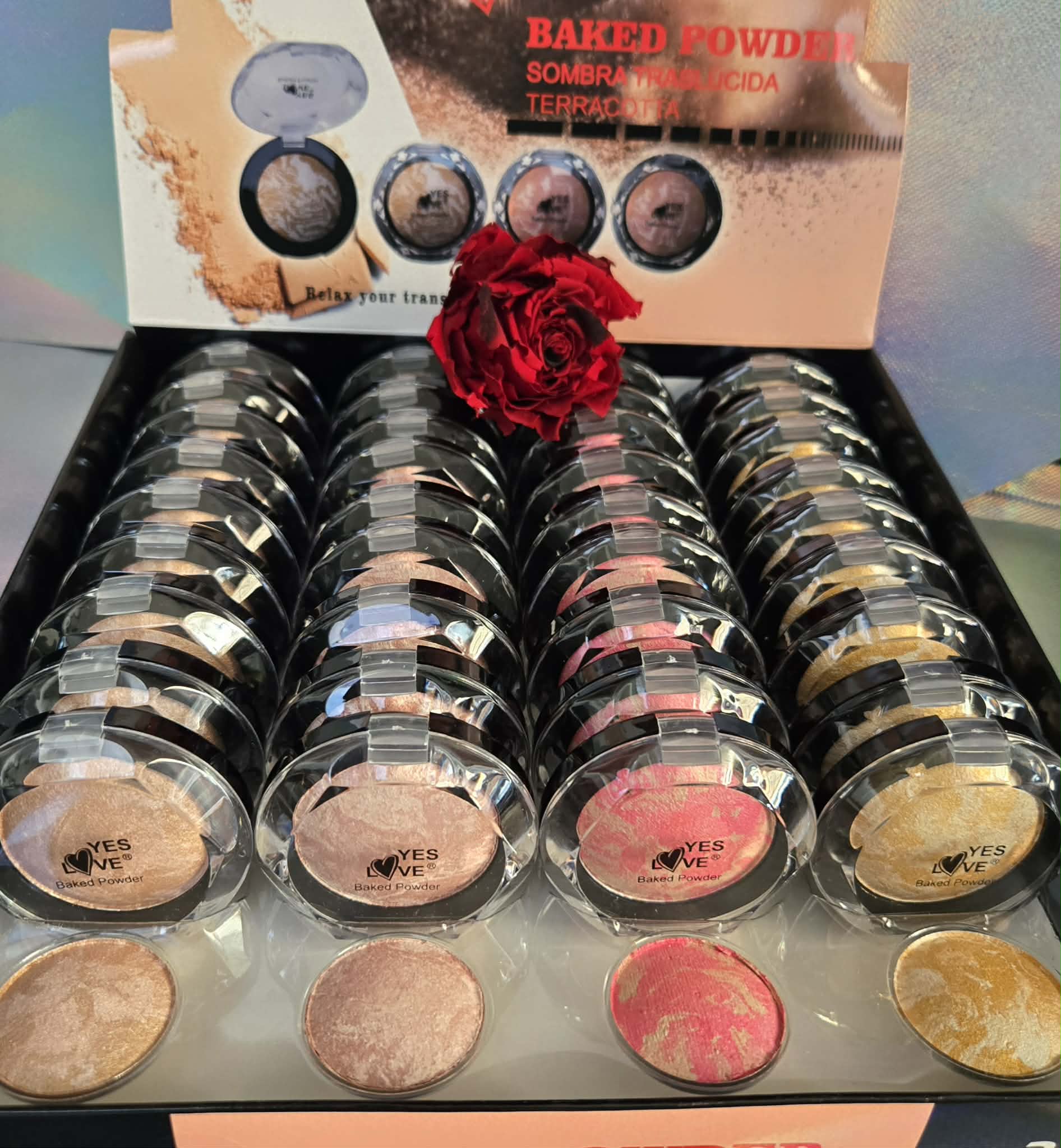 Luminous eyeshadow.