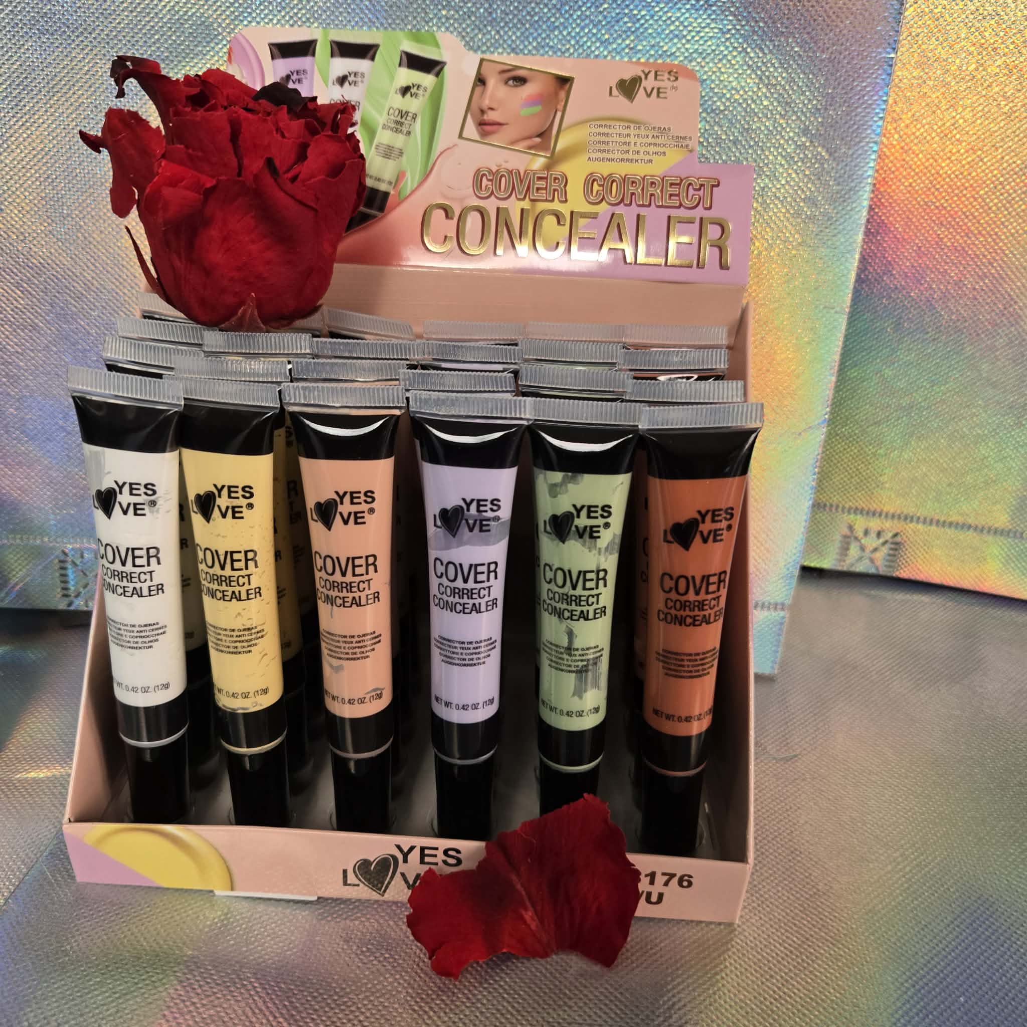 Corrector con aplicador multicolor — Paleta