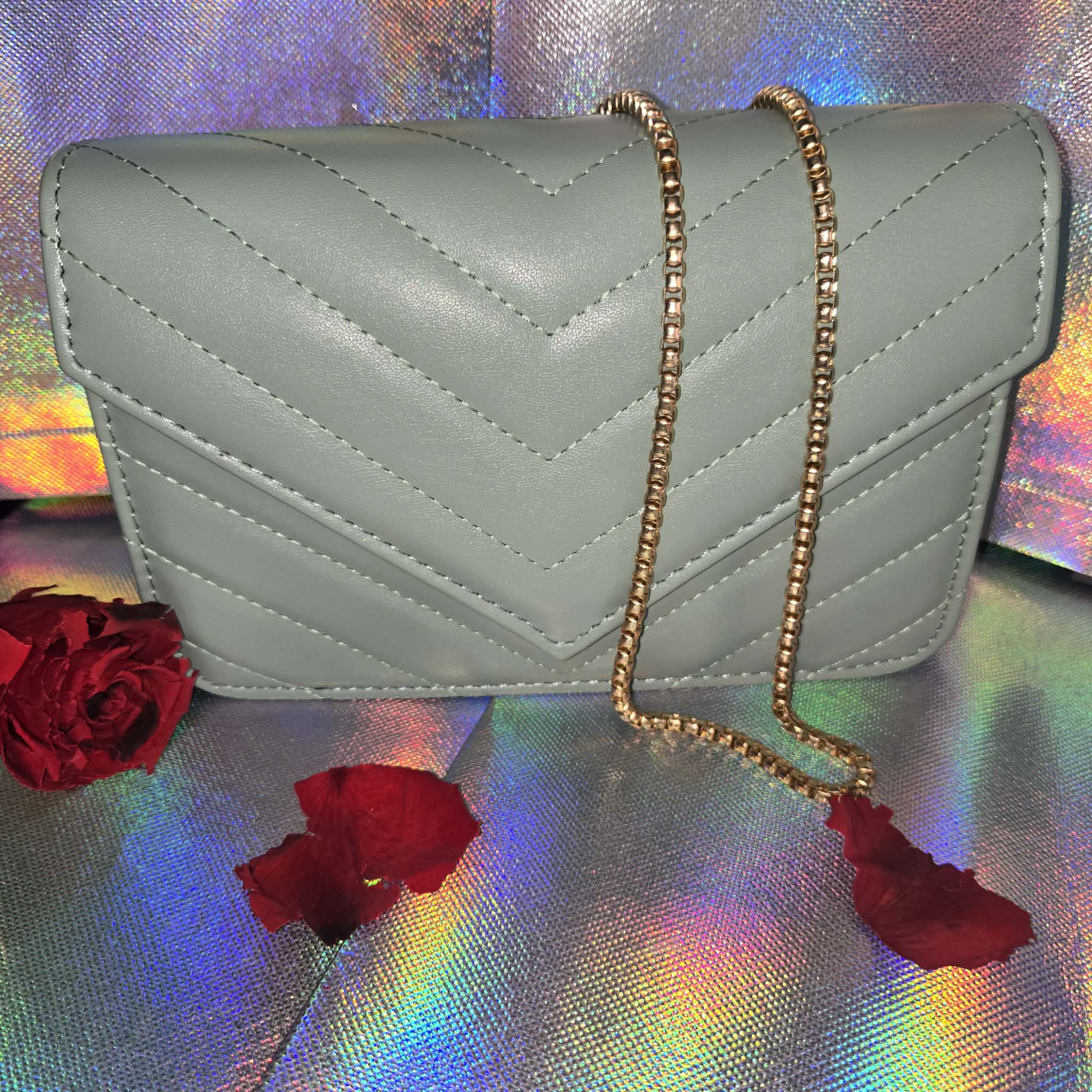 Sac vert d’eau chic