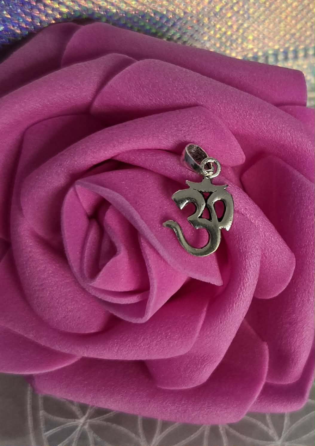 Silver Pendant - Om