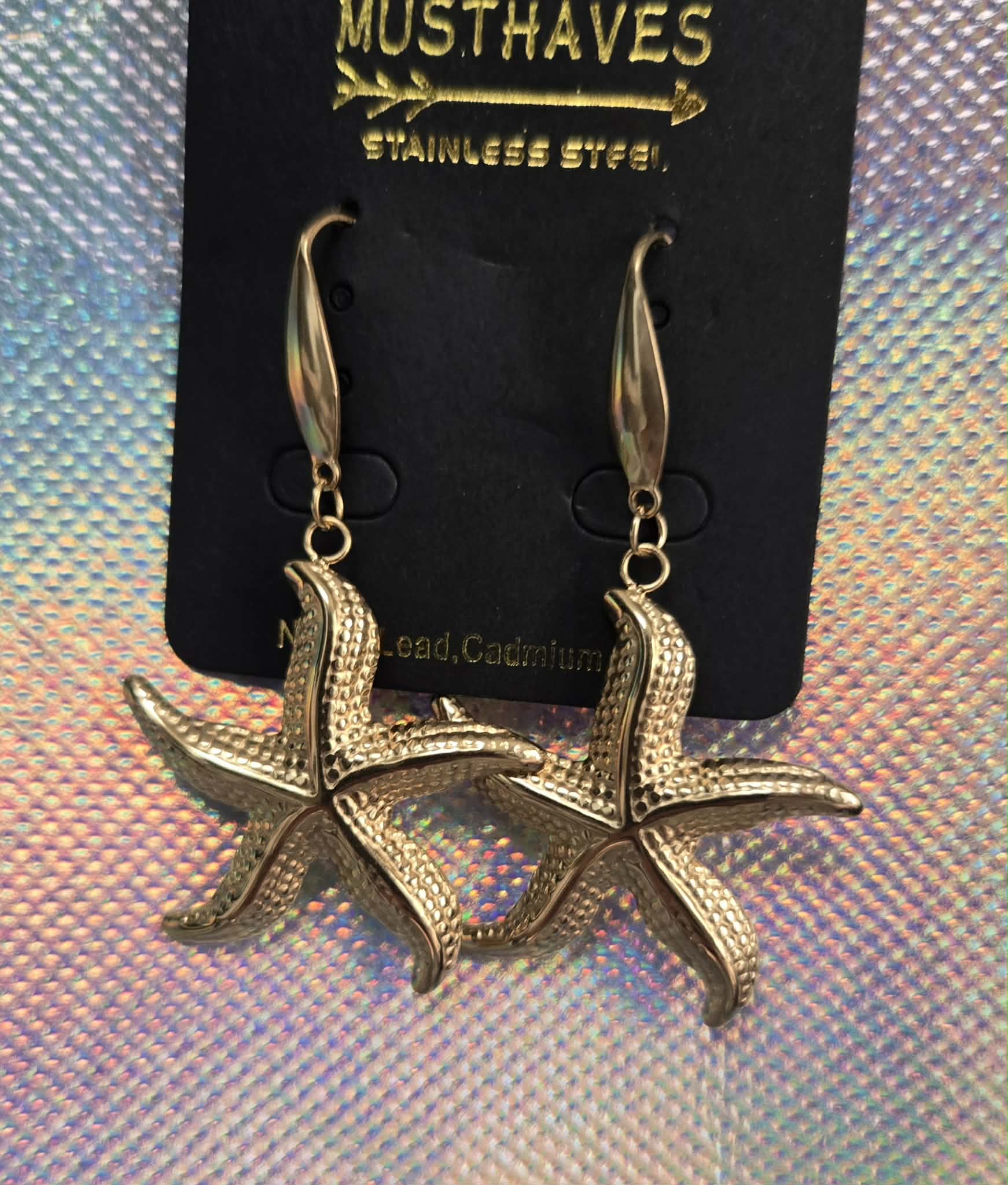 Étoiles de mer doré