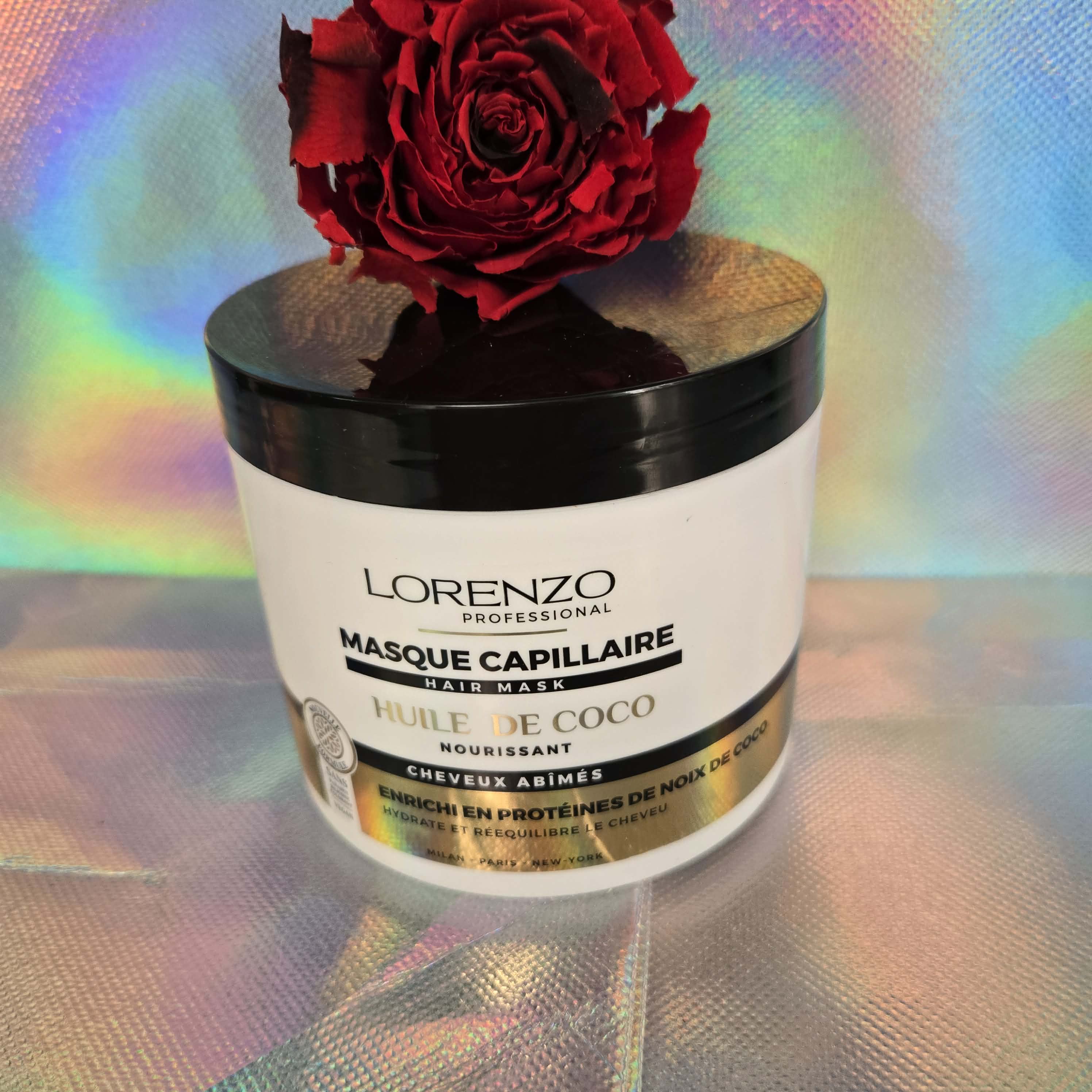500ml Lorenzo Professional - Coconut Oil - Hair Mask for Damaged Hair