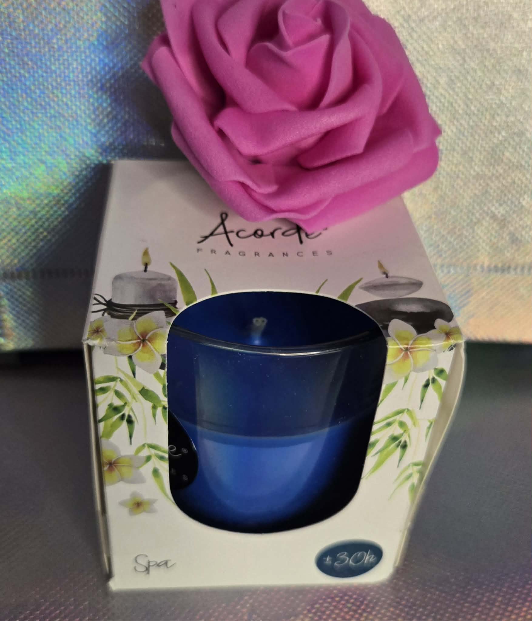 Bougie parfumée spa
