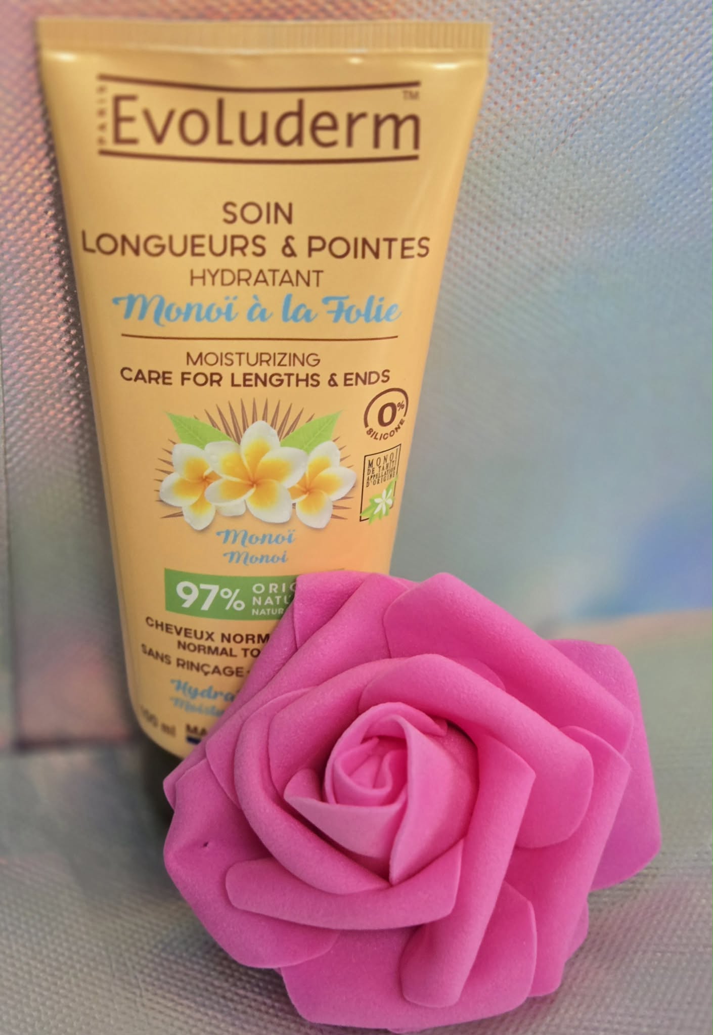 Soin Longueurs & Pointes Hydratant Monoï à la Folie - 100ml - 97% d'Ingrédients d'Origine Naturelle