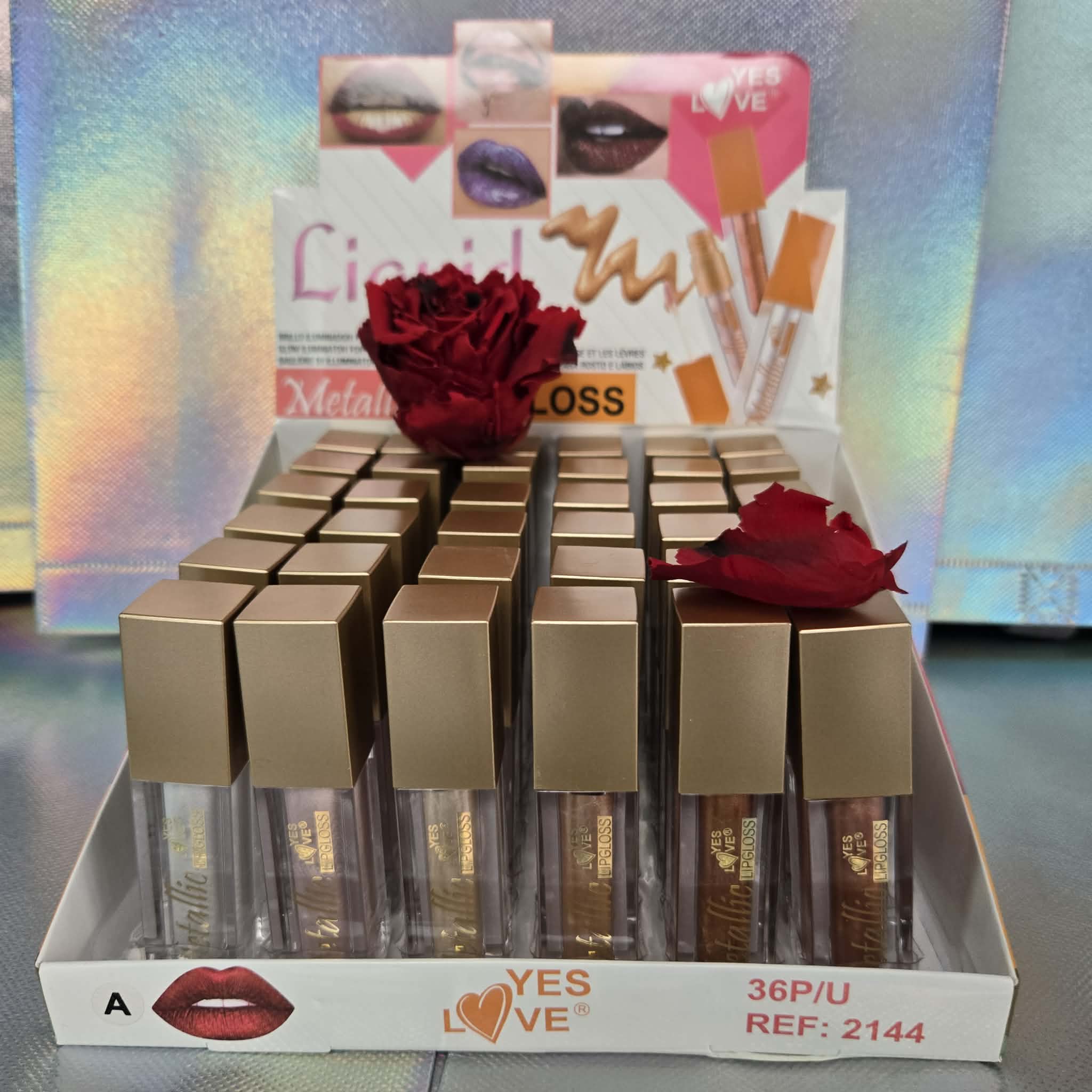 Lip gloss and Liquid highlighter —