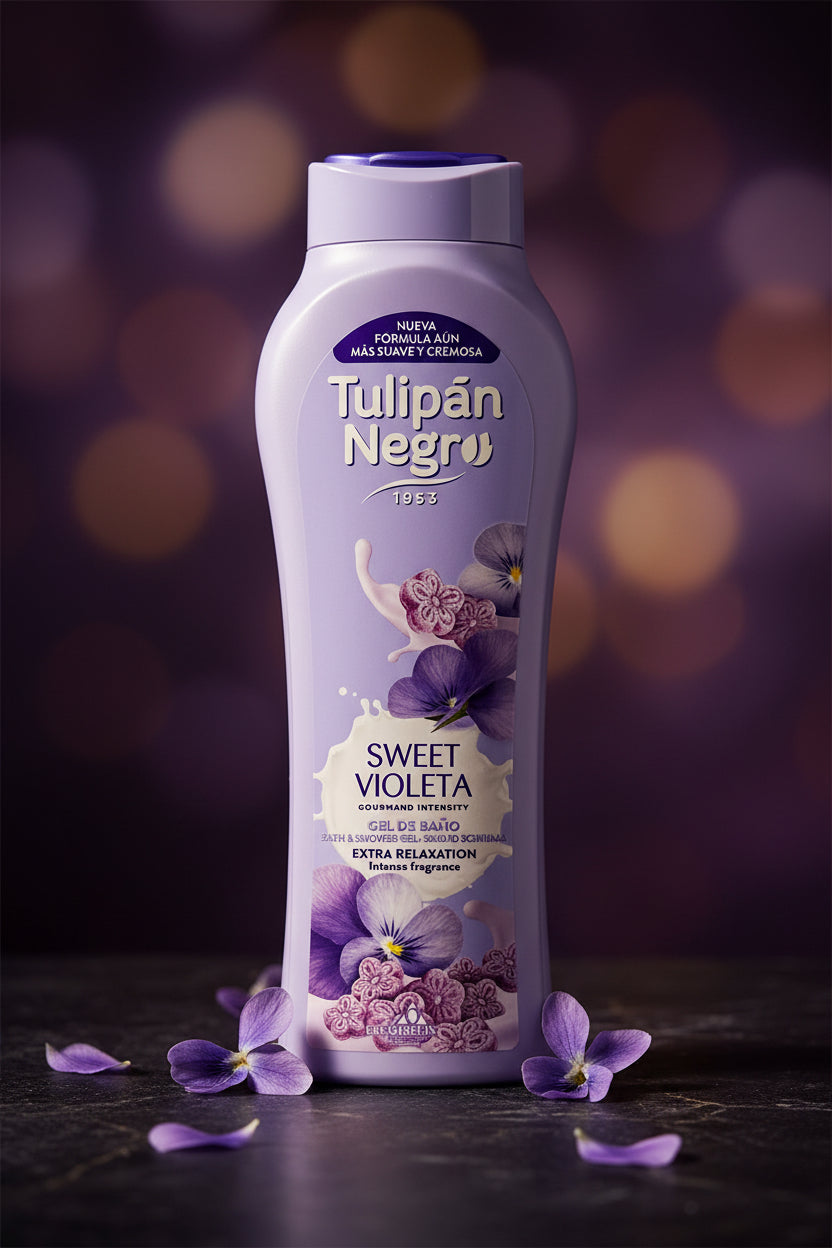 Gourmet & Fragrant Violet Candy Shower Gel – Tulipan Negro (650 ml)