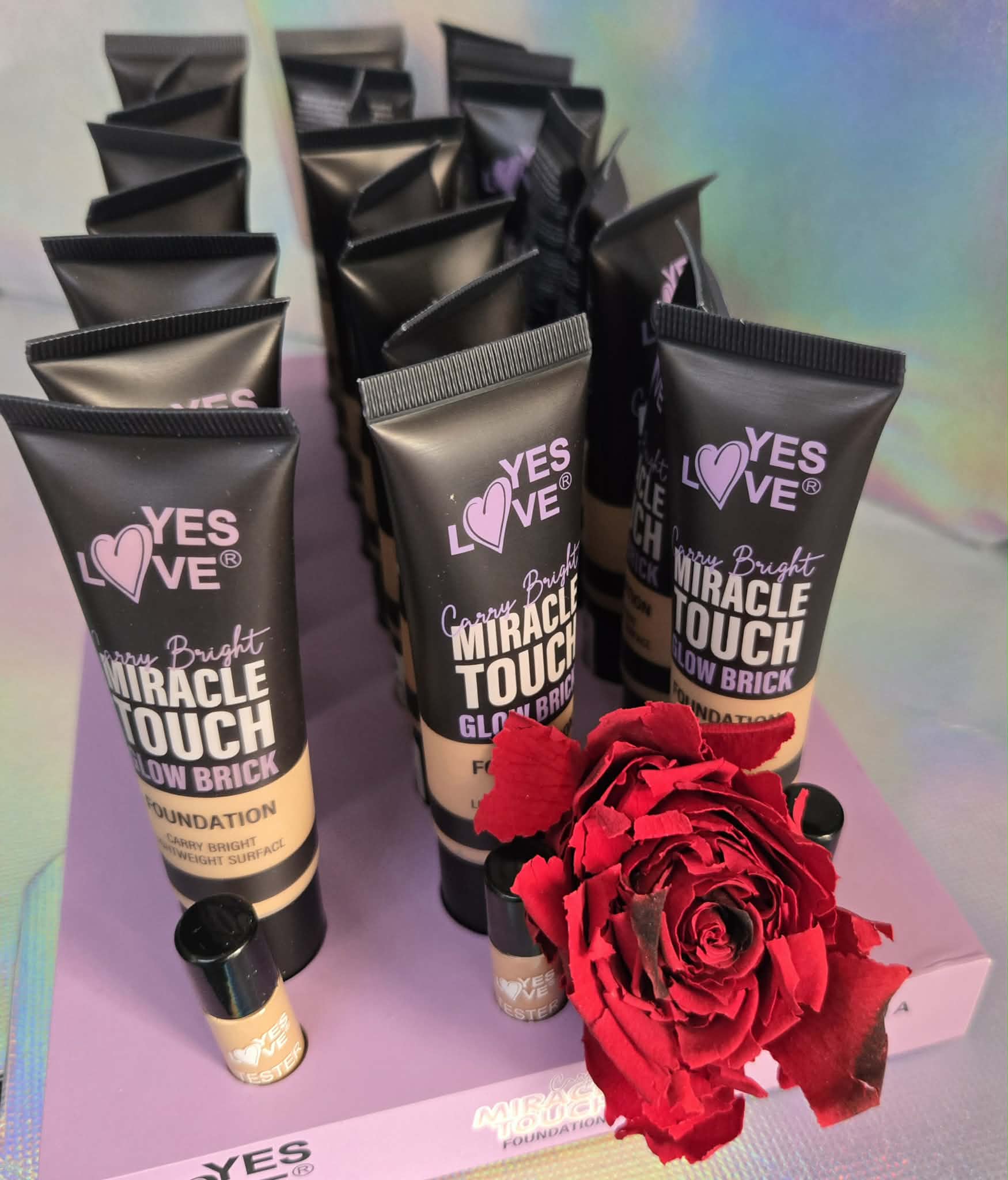Base de maquillaje fluida milagrosa de alta cobertura - Paleta
