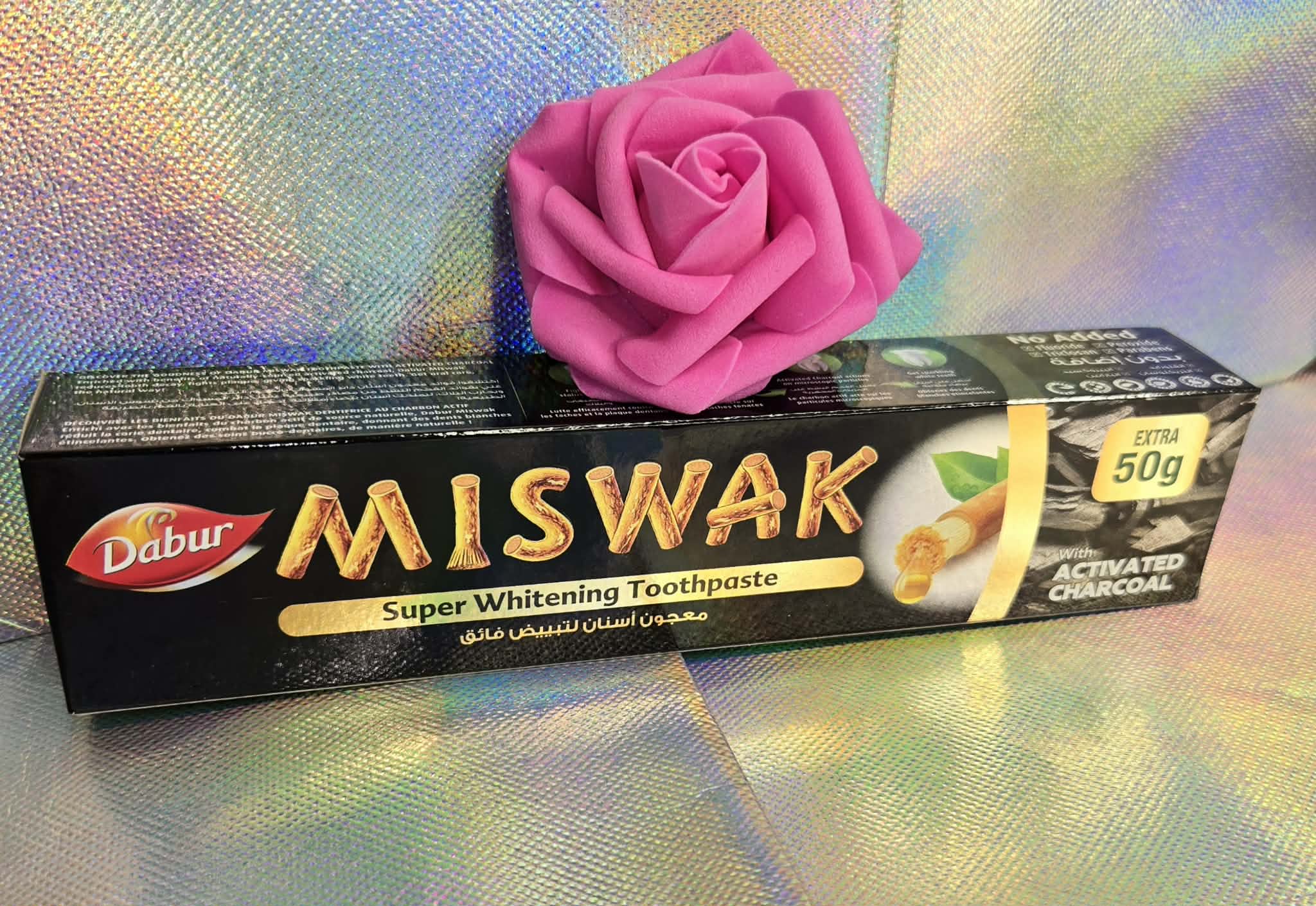 Miswak charcoal toothpaste