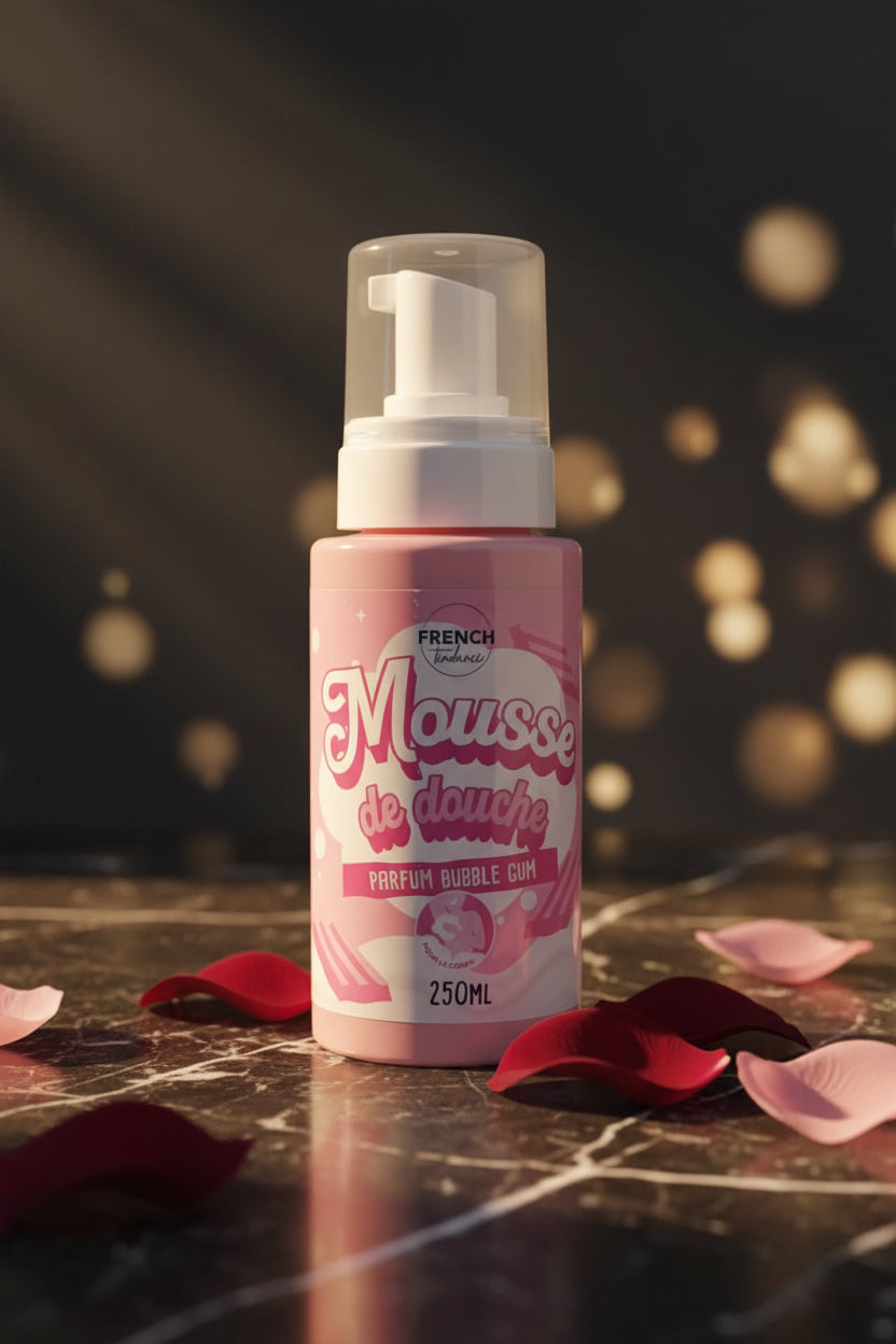 Bubblegum shower foam