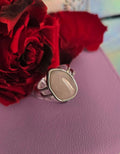Bague pierre rose