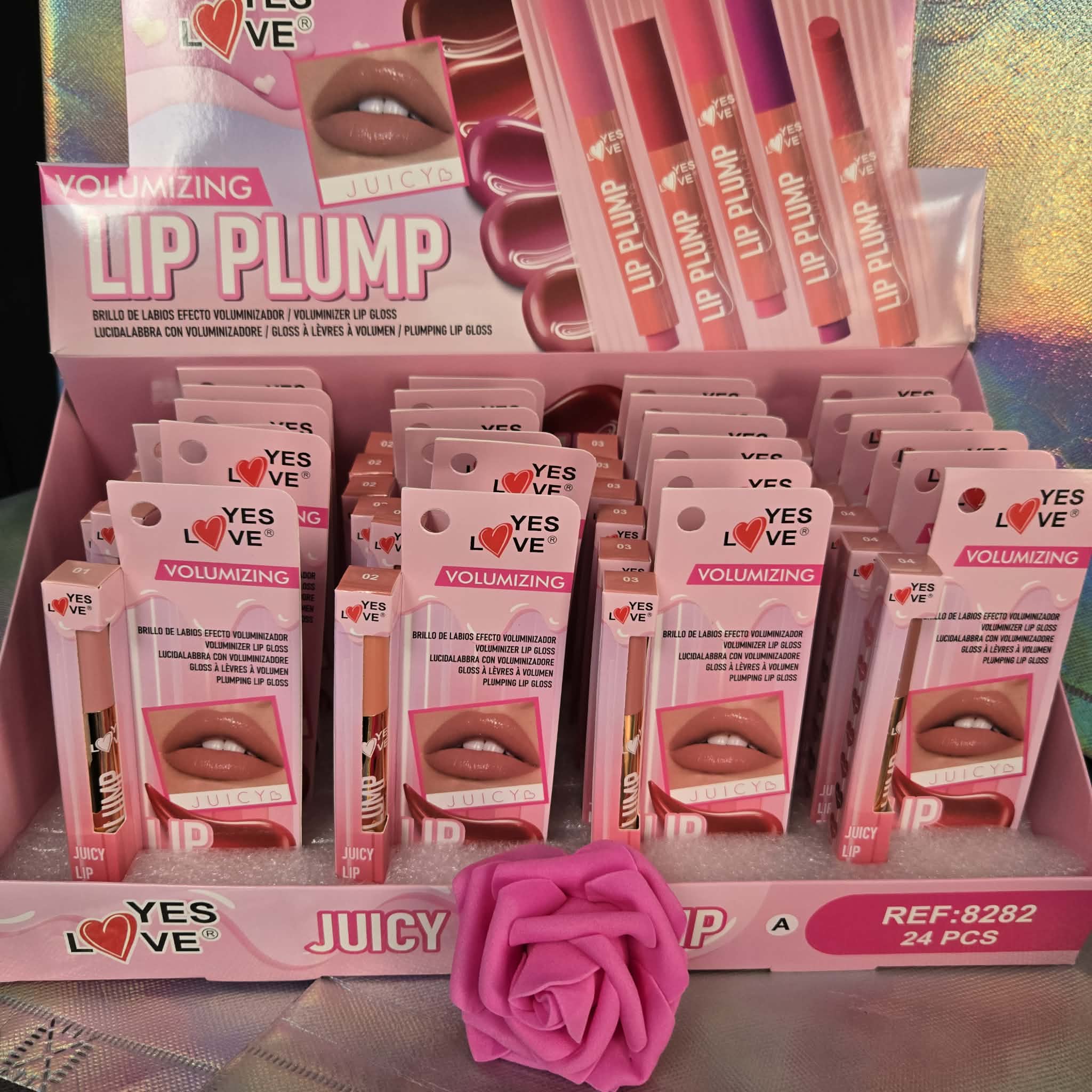LIP PUMP SPICY VOLUMIZING GLOSSY LIP GLOSS — Palette