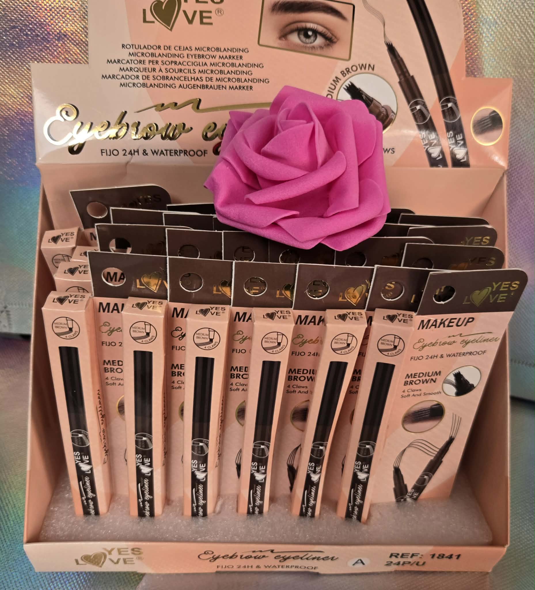 Marqueur pour sourcils microblading marron moyen