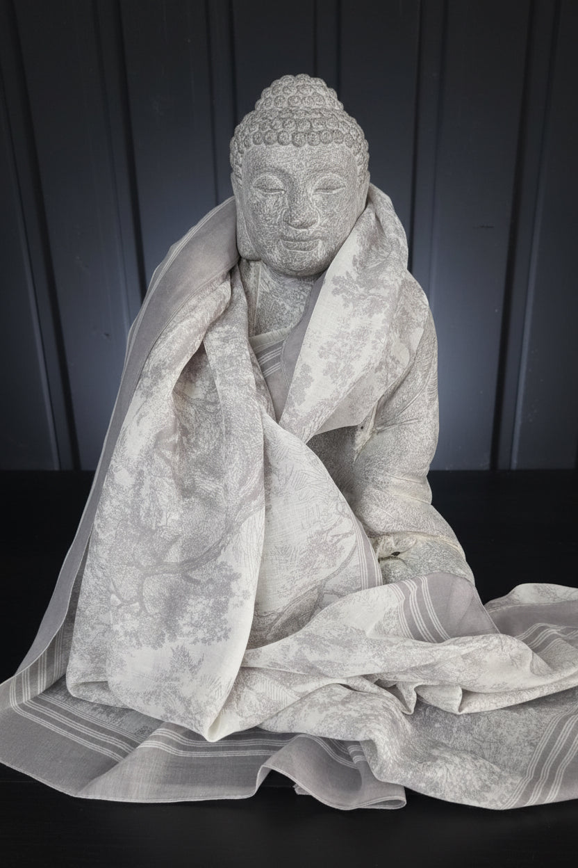 Foulard  motifs nature