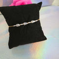 Bracelet perles nacrée