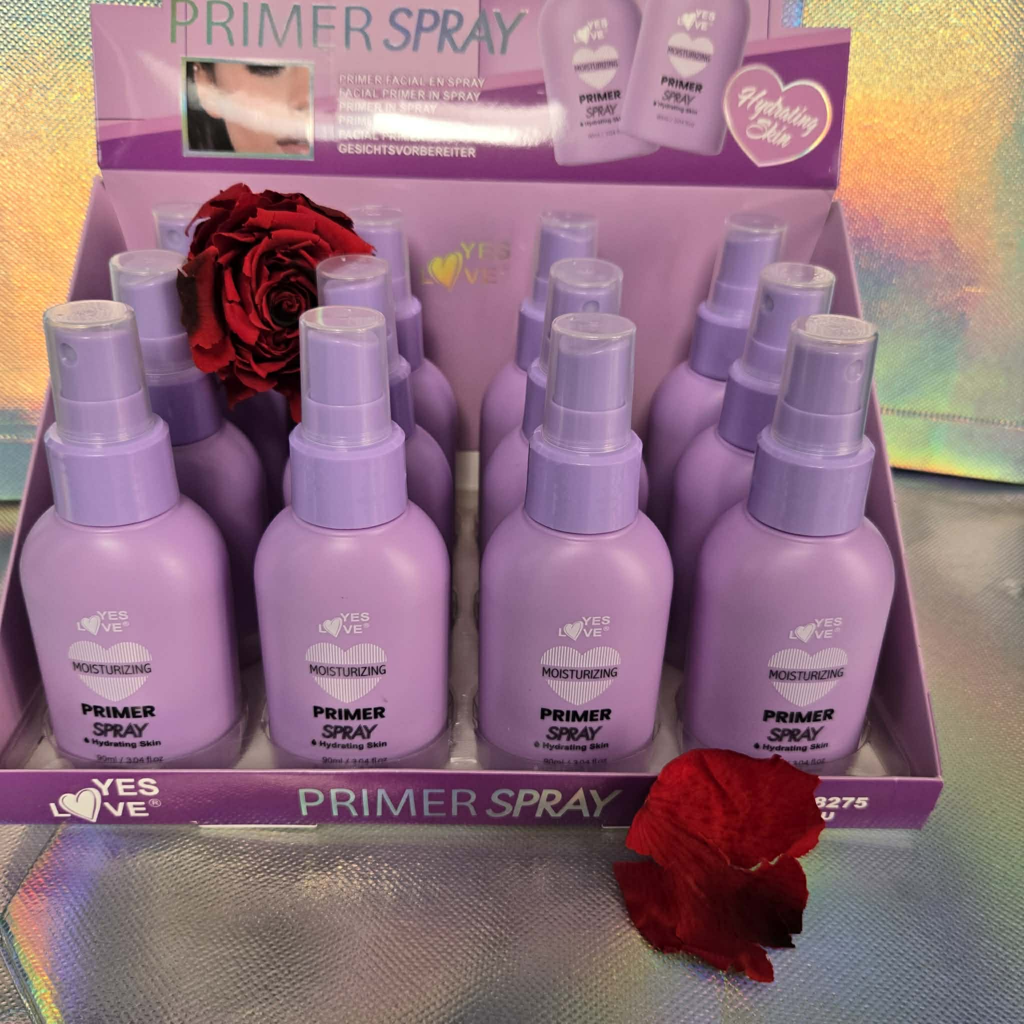 Spray de base hidratante fijador de maquillaje