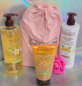 Pochon Corps Monoï à la Folie - 3 produits - Idée Cadeau - Coffret Cadeau